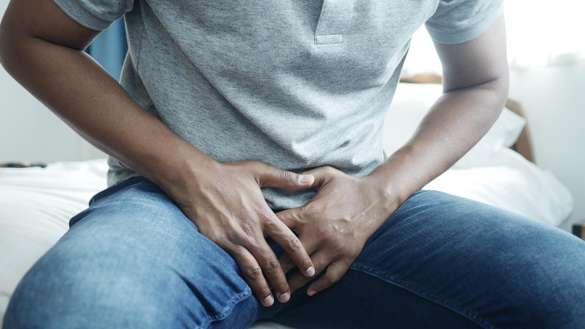 A man with perineal pain in the setting of pelvic venous insufficiency.