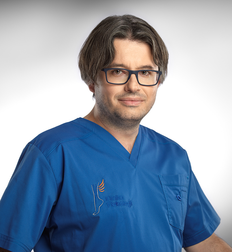 Dr Cezary Szary, MD. Phlebologist. Clinic of Phlebology. Warsaw
